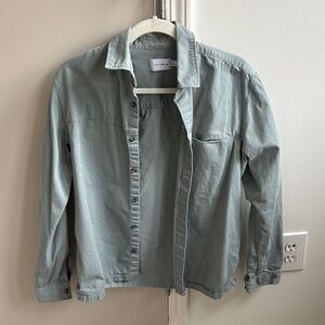 Topman Sage Green Button Down